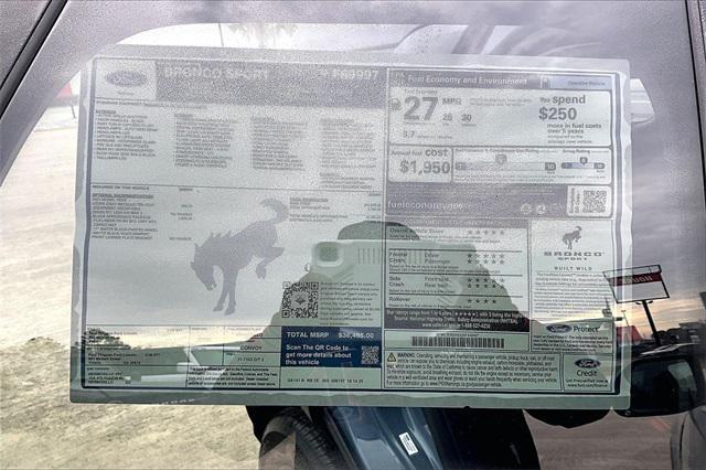 new 2025 Ford Bronco Sport car, priced at $33,985