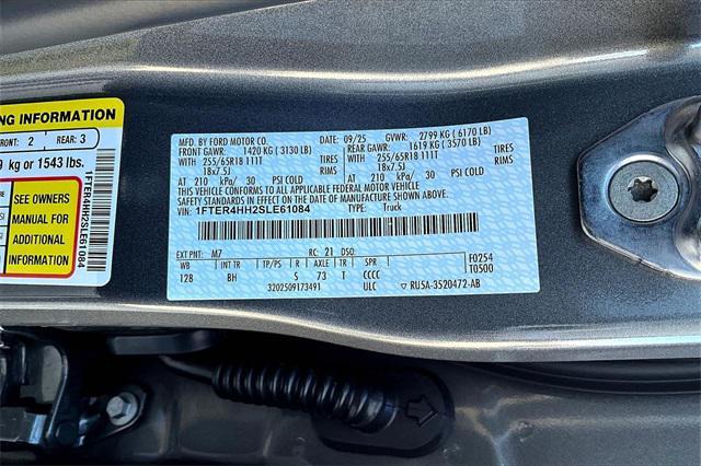 new 2025 Ford Ranger car, priced at $41,845