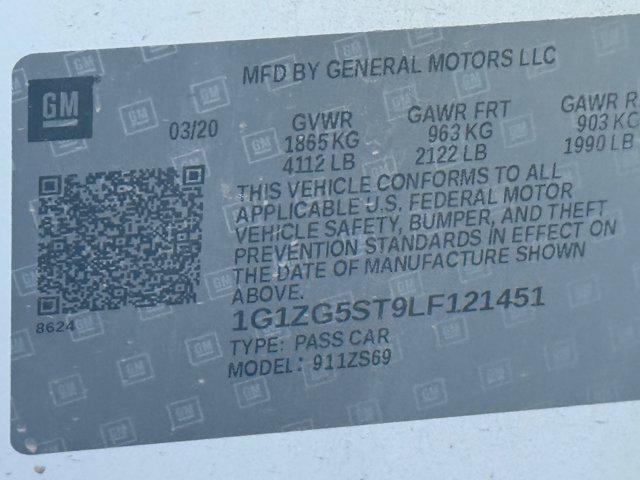 used 2020 Chevrolet Malibu car, priced at $10,999