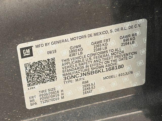 used 2019 Chevrolet Trax car, priced at $13,999
