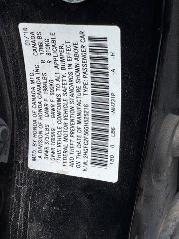 used 2016 Honda Civic car, priced at $10,999