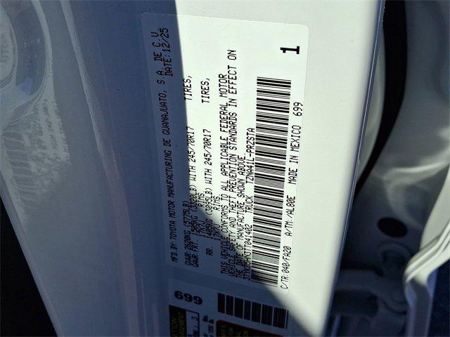 new 2026 Toyota Tacoma car, priced at $35,599