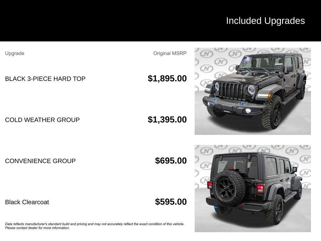 used 2023 Jeep Wrangler 4xe car, priced at $28,396