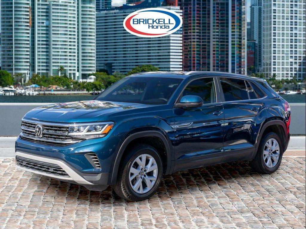 used 2021 Volkswagen Atlas Cross Sport car, priced at $17,800