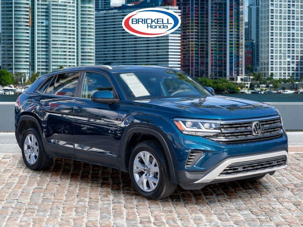 used 2021 Volkswagen Atlas Cross Sport car, priced at $17,800