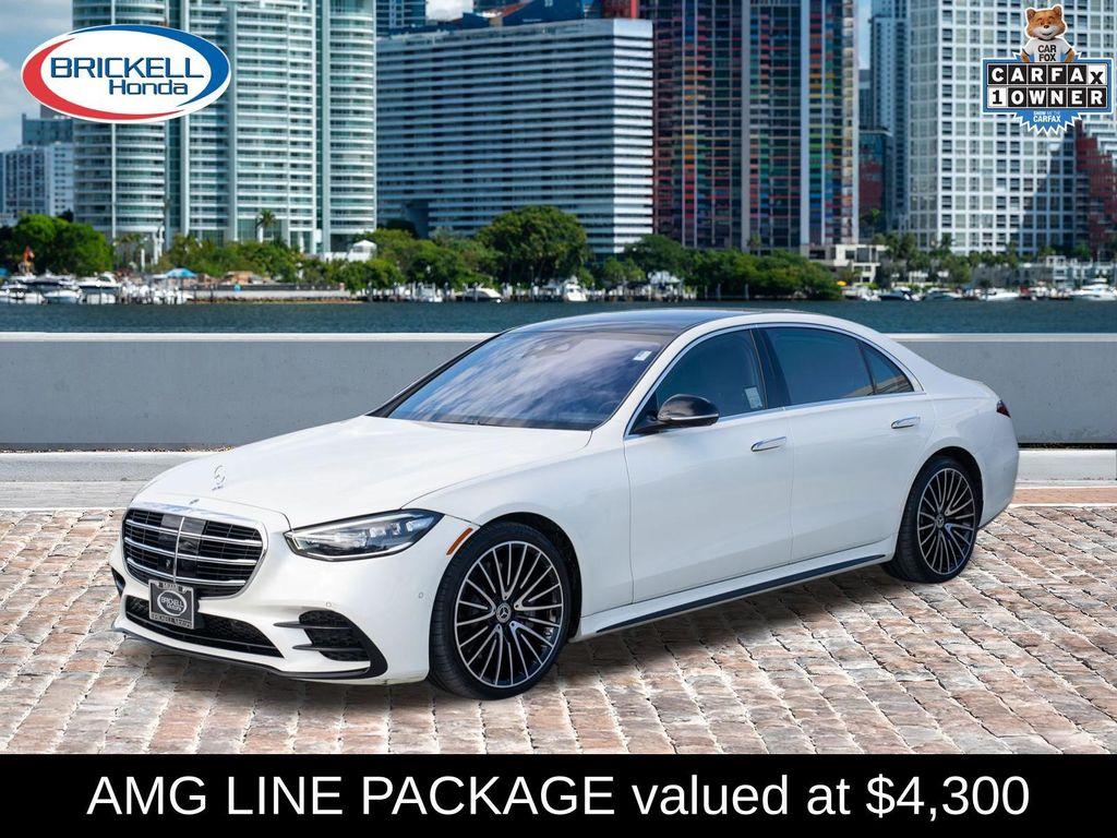 used 2022 Mercedes-Benz S-Class car, priced at $66,500