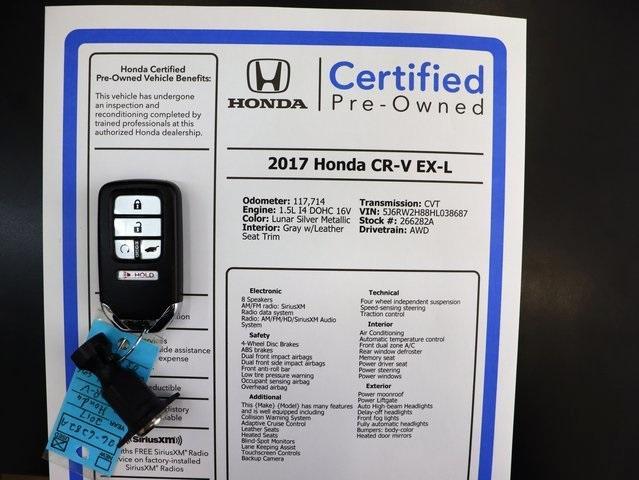 used 2017 Honda CR-V car, priced at $16,987