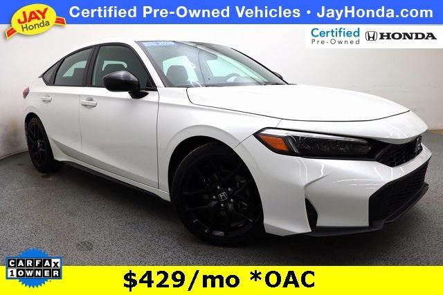 used 2025 Honda Civic car, priced at $25,219