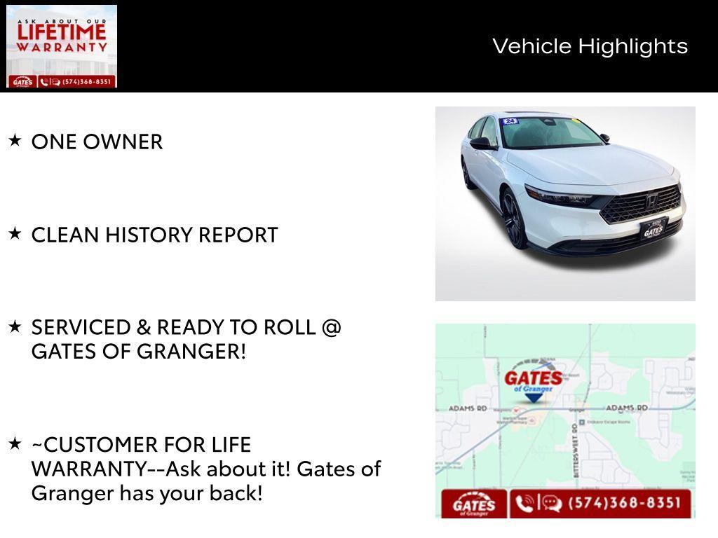 used 2024 Honda Accord Hybrid car, priced at $26,782