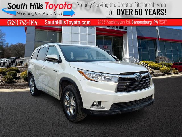 used 2016 Toyota Highlander Hybrid car, priced at $18,990
