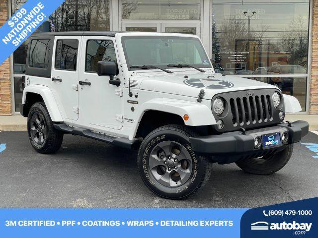 used 2017 Jeep Wrangler Unlimited car, priced at $17,450