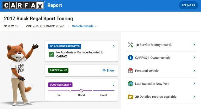 used 2017 Buick Regal car, priced at $16,750