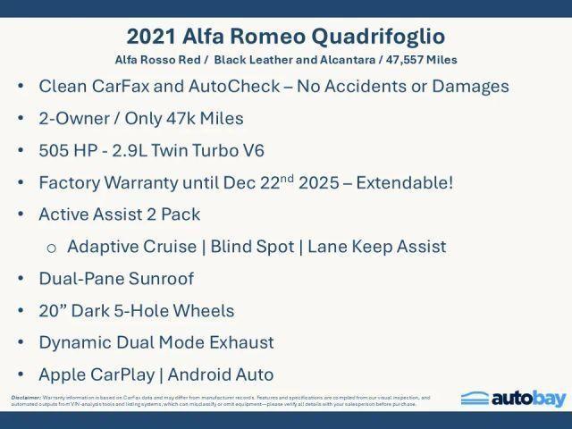 used 2021 Alfa Romeo Stelvio car, priced at $37,850