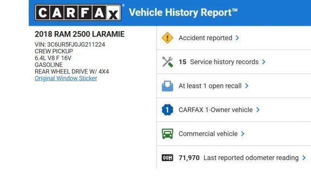 used 2018 Ram 2500 car, priced at $37,599