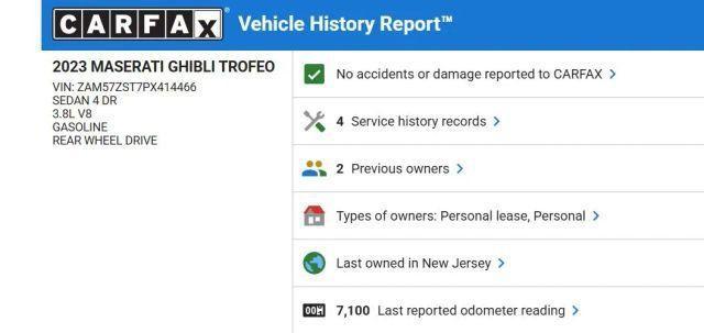 used 2023 Maserati Ghibli car, priced at $67,500