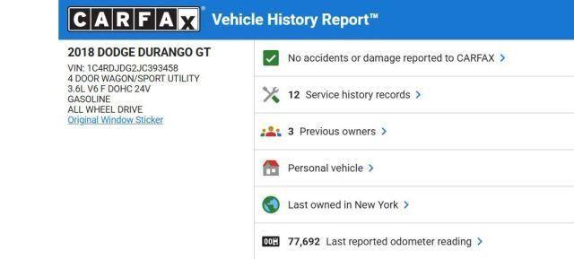 used 2018 Dodge Durango car, priced at $19,999