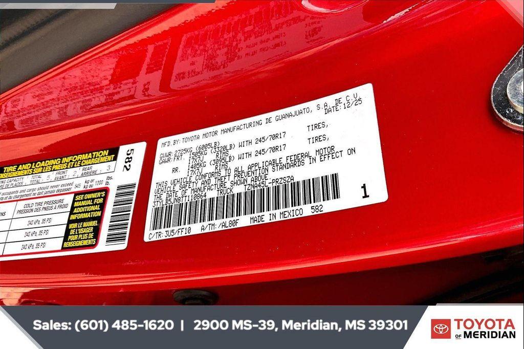 new 2026 Toyota Tacoma car, priced at $44,841