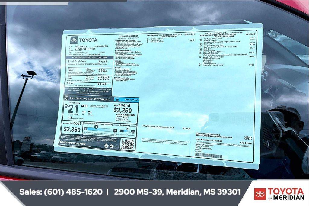 new 2026 Toyota Tacoma car, priced at $44,841