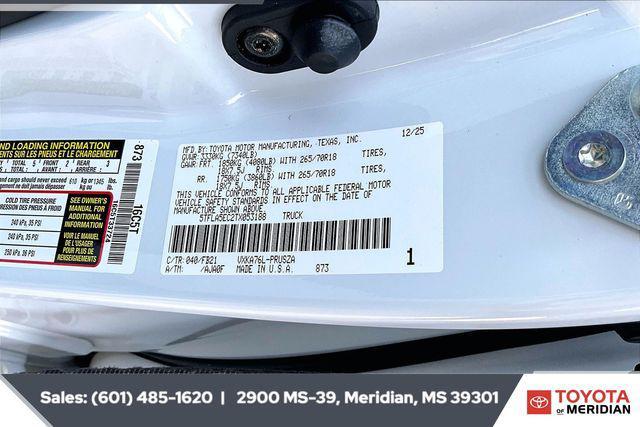 new 2026 Toyota Tundra car, priced at $57,715