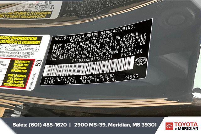 new 2026 Toyota Camry car, priced at $40,096