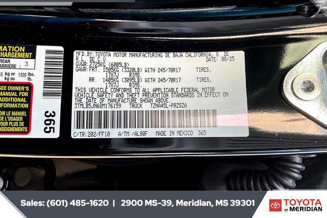 new 2025 Toyota Tacoma car, priced at $43,422