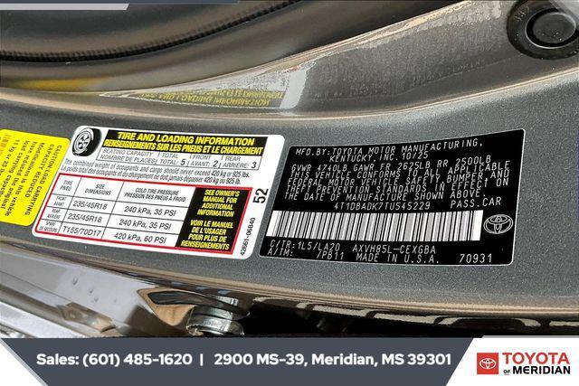 new 2026 Toyota Camry car, priced at $39,451