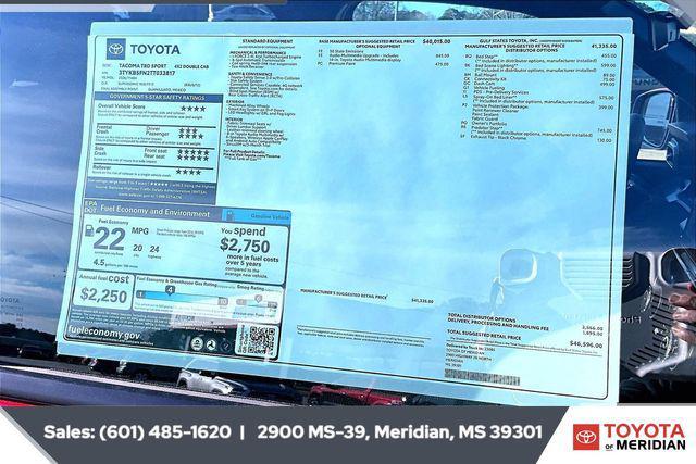 new 2026 Toyota Tacoma car, priced at $46,596