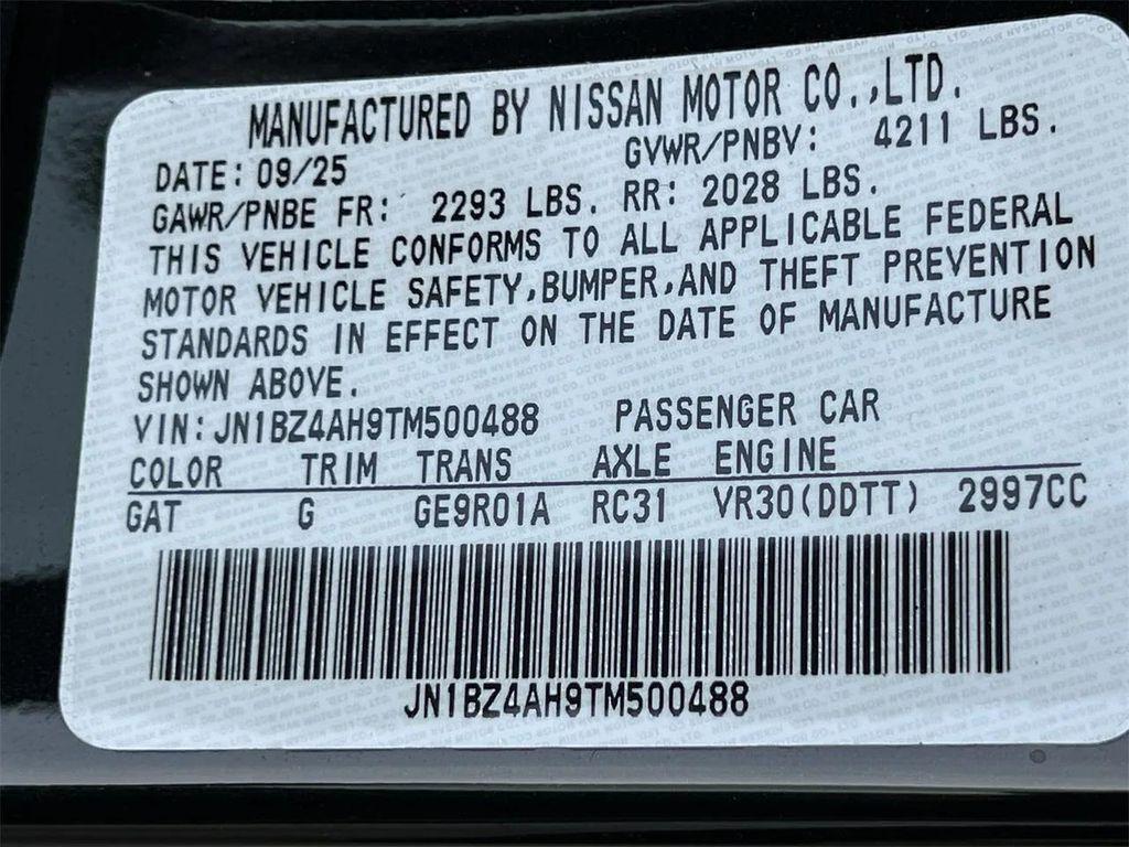 new 2026 Nissan Z car, priced at $40,343