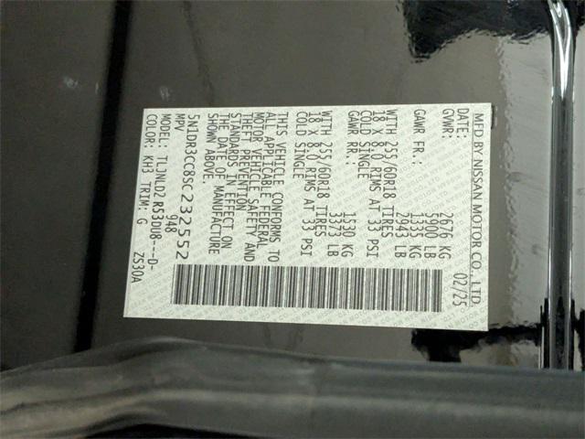 2025 Super Black Nissan Pathfinder