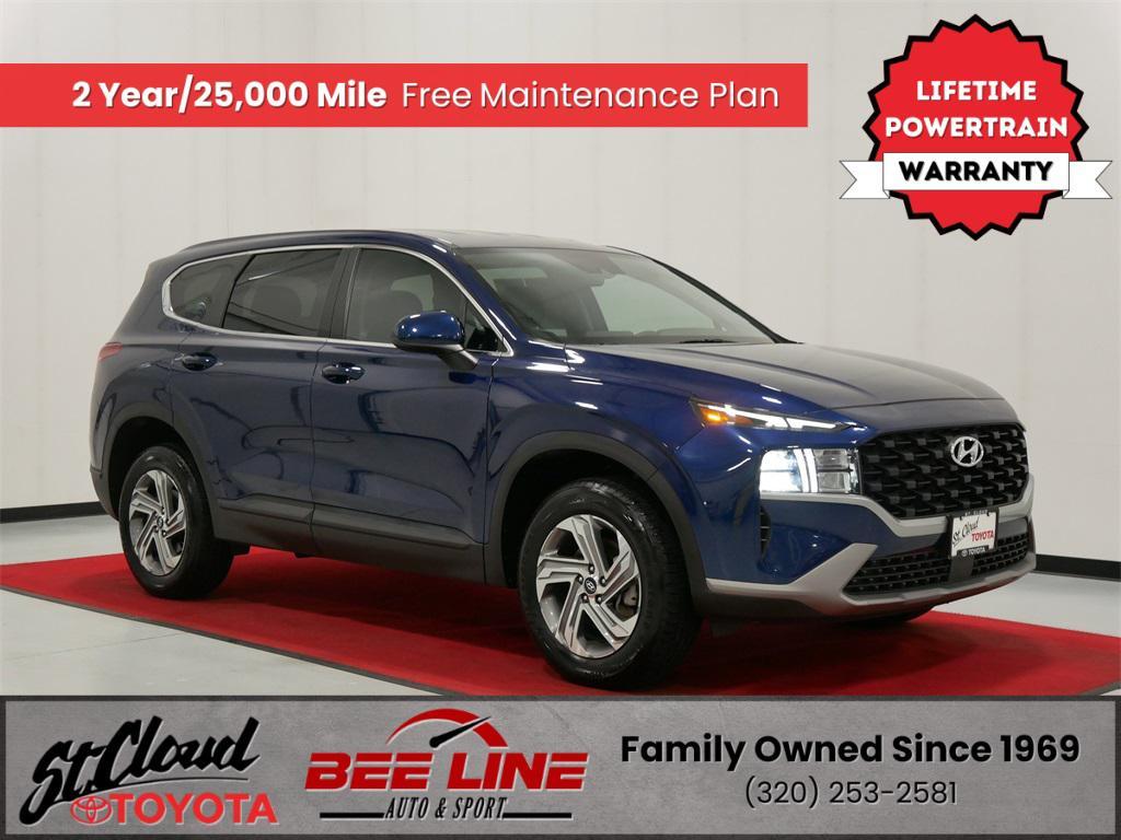 used 2021 Hyundai Santa Fe car, priced at $20,991