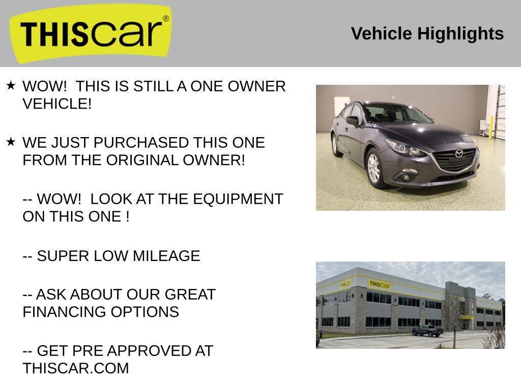 used 2015 Mazda Mazda3 car, priced at $12,885