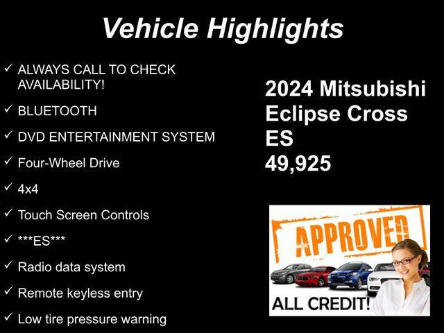 used 2024 Mitsubishi Eclipse Cross car, priced at $16,428
