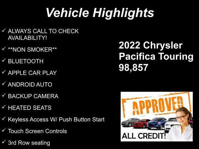 used 2022 Chrysler Pacifica car, priced at $18,361