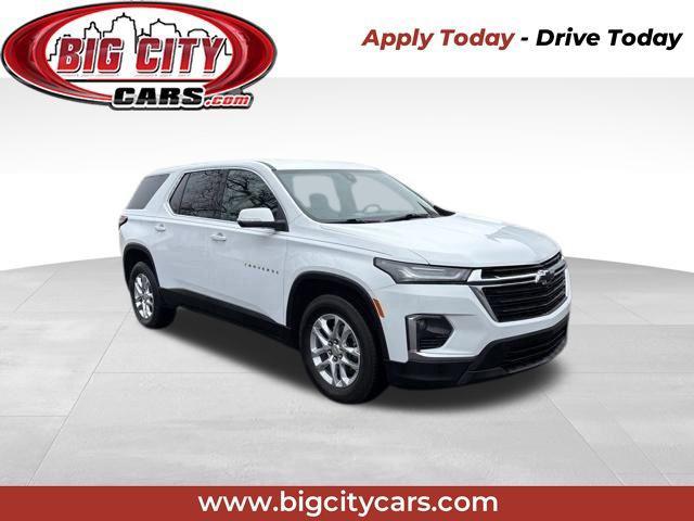 used 2023 Chevrolet Traverse car, priced at $25,386