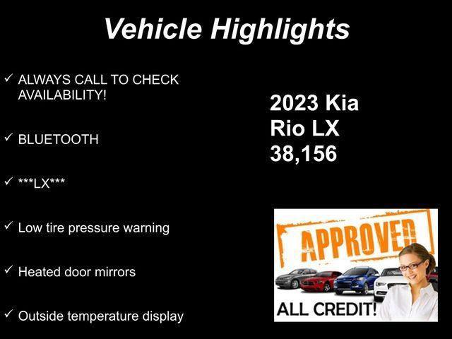 used 2023 Kia Rio car, priced at $15,111