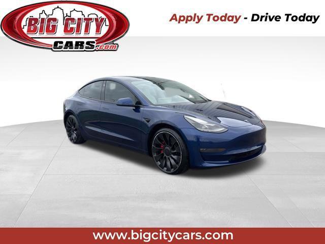 used 2023 Tesla Model 3 car, priced at $28,121