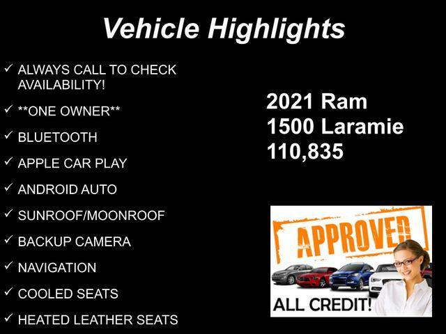 used 2021 Ram 1500 car, priced at $26,805