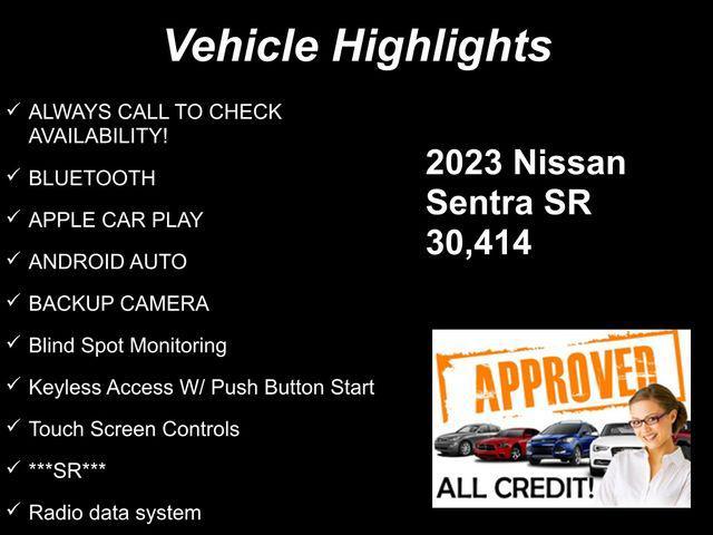 used 2023 Nissan Sentra car, priced at $18,903