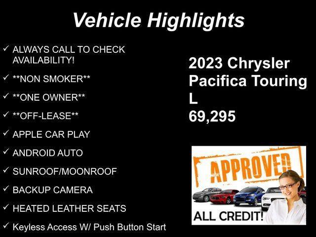 used 2023 Chrysler Pacifica car, priced at $21,699