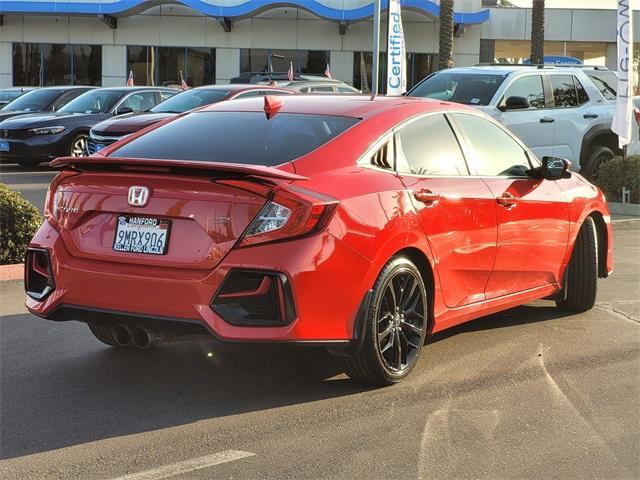used 2020 Honda Civic Si car, priced at $23,520