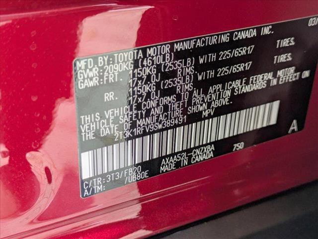 new 2025 Toyota RAV4 car, priced at $31,485