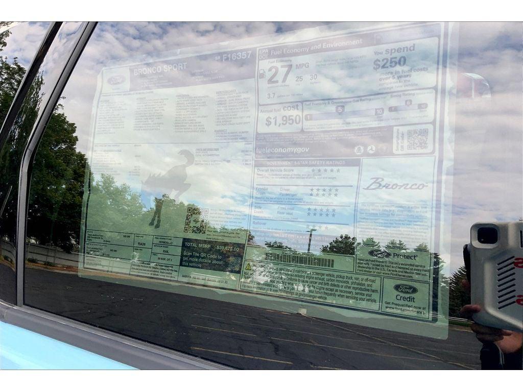 new 2025 Ford Bronco Sport car, priced at $39,275