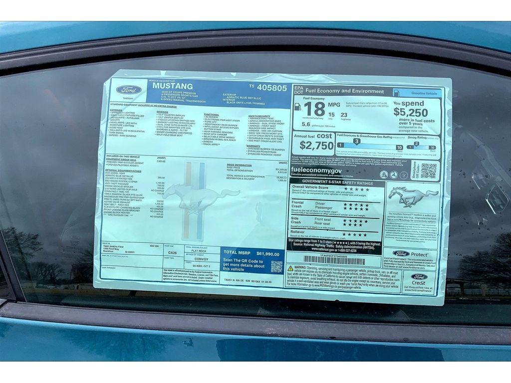 new 2026 Ford Mustang car, priced at $61,990