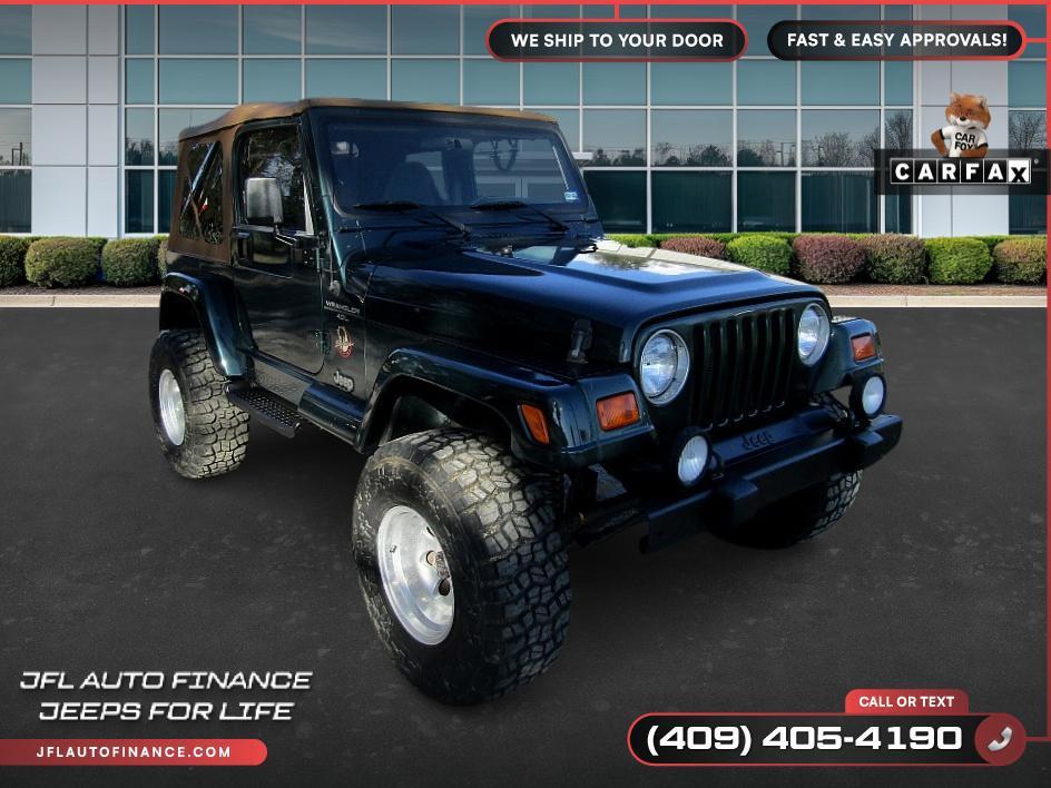 used 2000 Jeep Wrangler car, priced at $13,995