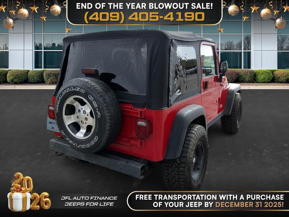 used 2003 Jeep Wrangler car, priced at $9,795