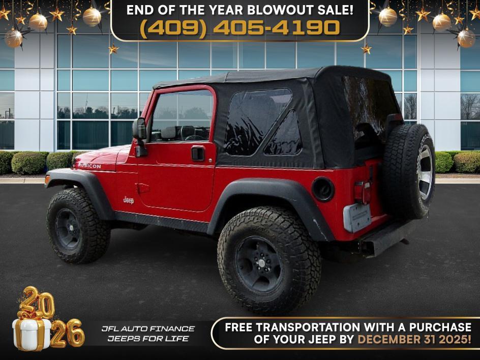 used 2003 Jeep Wrangler car, priced at $9,795