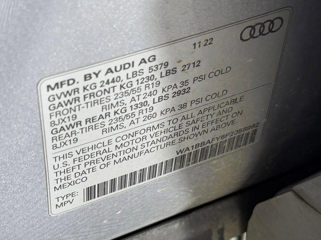 used 2023 Audi Q5 car, priced at $27,999