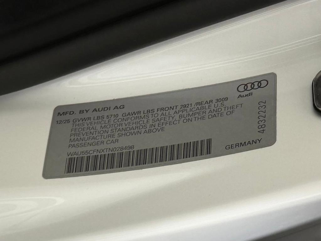 new 2026 Audi A6 car, priced at $68,641