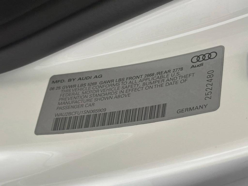 new 2025 Audi A5 car, priced at $51,092