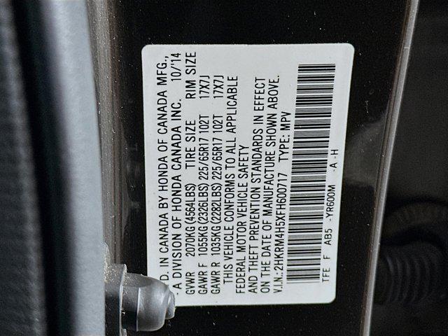 2015 Crystal Black Pearl Honda CR-V